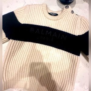 Authentic Balmain kids knit sweater